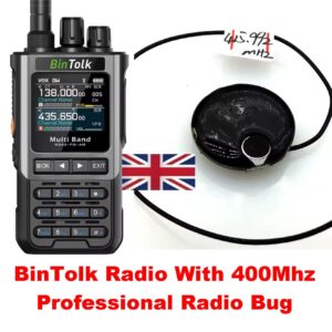 400 MHz Radio Bug With Walkie Talkie