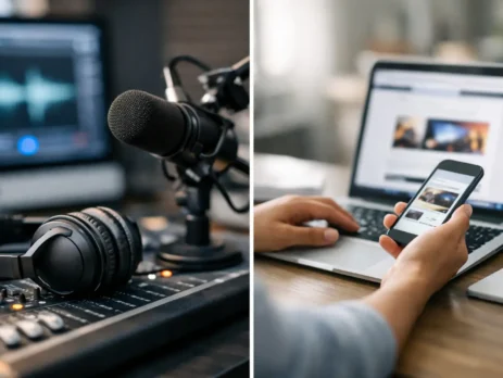 Audio Advertising Versus Display Advertising
